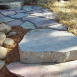 Stone walkway Robert Engstrom Landscaping, LLC